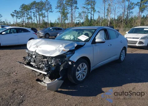 2022 Nissan Sentra S Xtronic Cvt z USA, uszkodzony, nr VIN 3N1AB8BV8NY229564